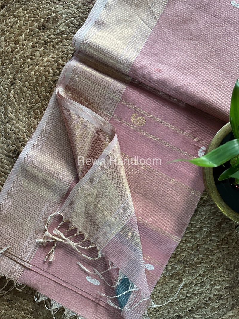 Maheshwari Tissue Butti Saree