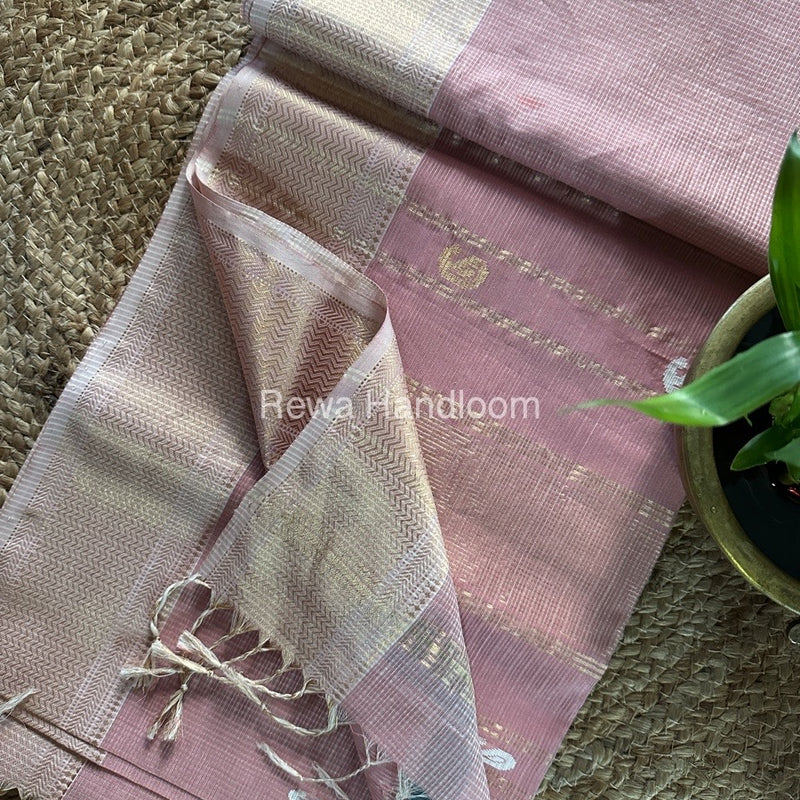 Maheshwari Tissue Butti Saree
