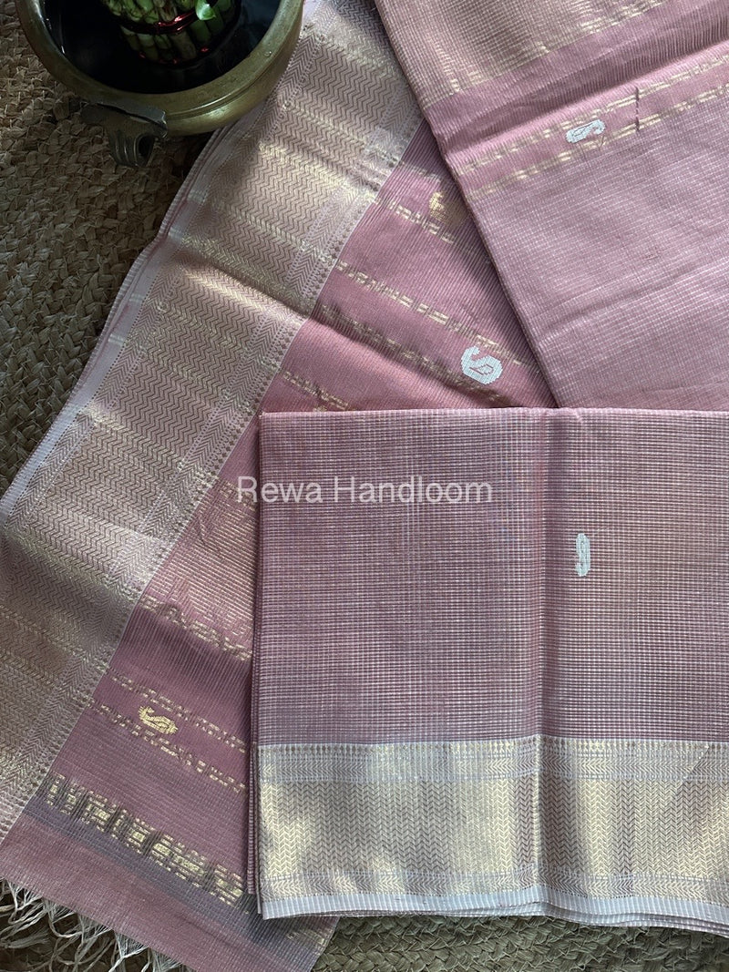 Maheshwari Tissue Butti Saree