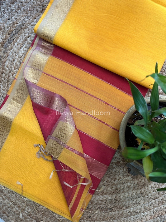 Maheshwari Rasta Lehar Saree