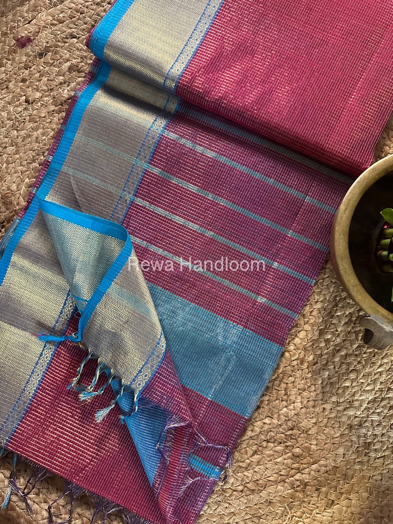 Exclusive Maheshwari Tissue Silk Saree