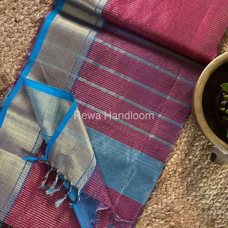 Exclusive Maheshwari Tissue Silk Saree