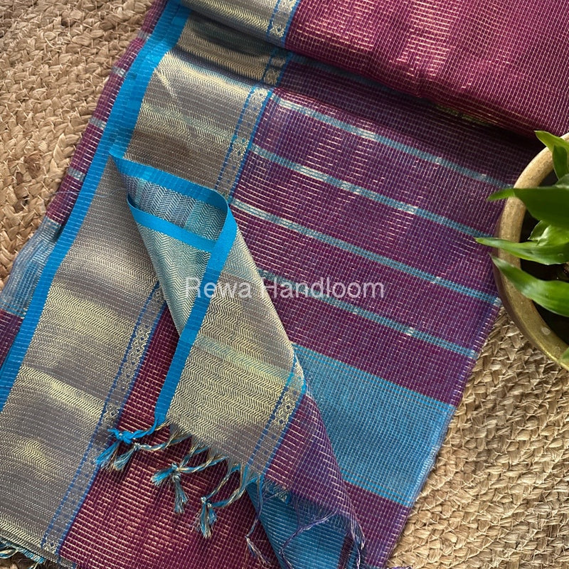 Exclusive Maheshwari Tissue Silk Saree