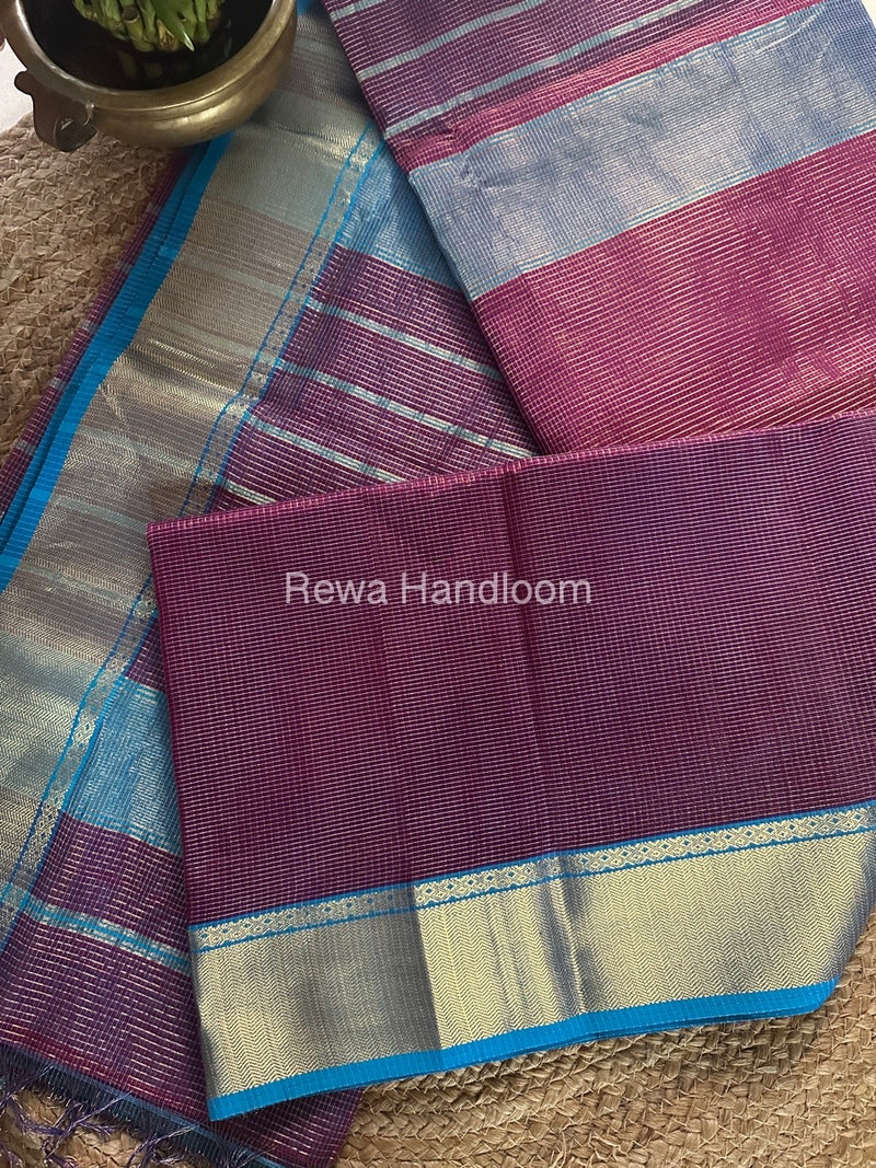 Exclusive Maheshwari Tissue Silk Saree