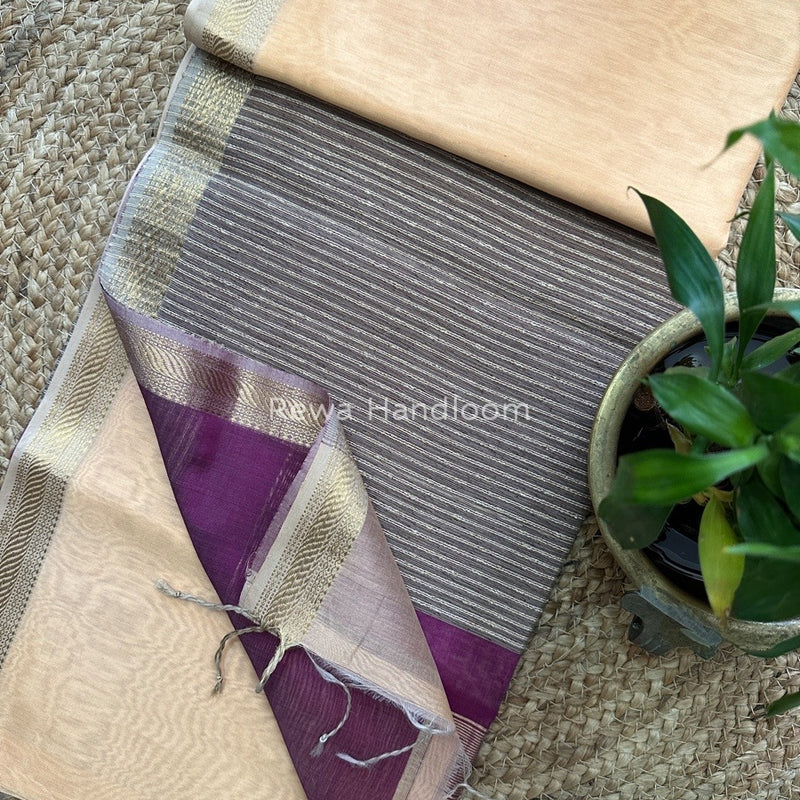 Maheshwari Gicha Weaving Saree