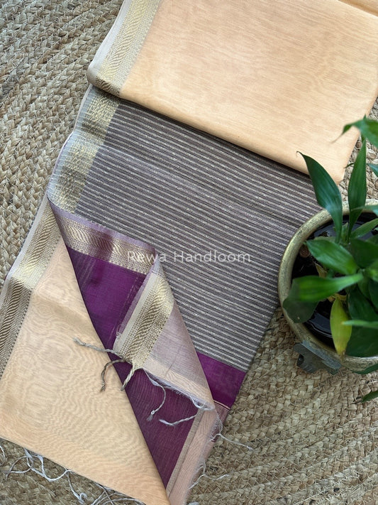 Maheshwari Gicha Weaving Saree