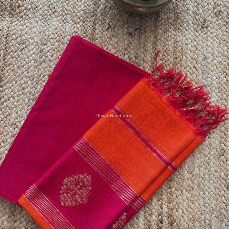 Maheshwari Top-Dupatta Set