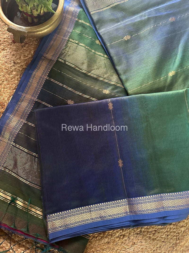  Zari Butti Maheshwari Saree