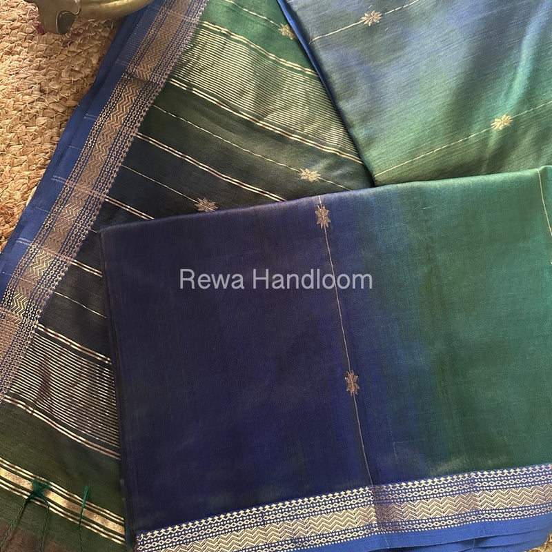  Zari Butti Maheshwari Saree