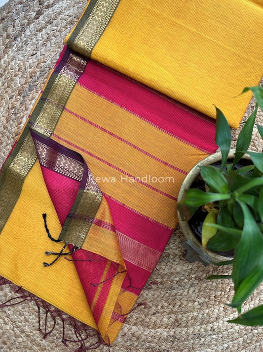 Maheshwari Rasta Lehar Saree