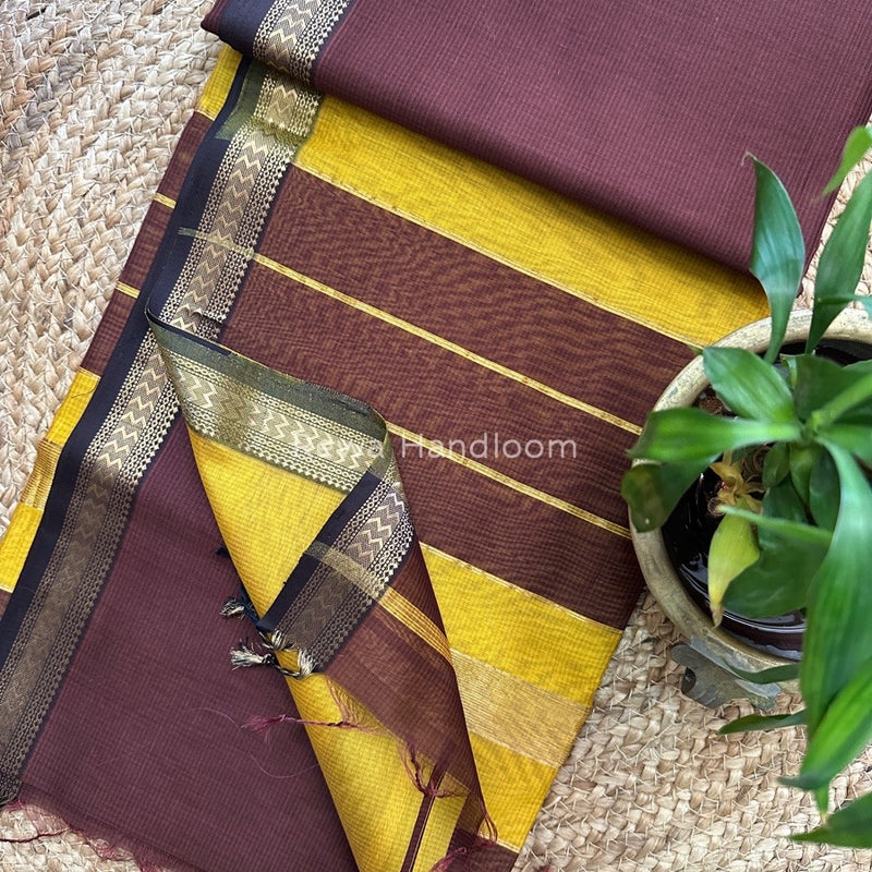 Maheshwari Rasta Lehar Saree