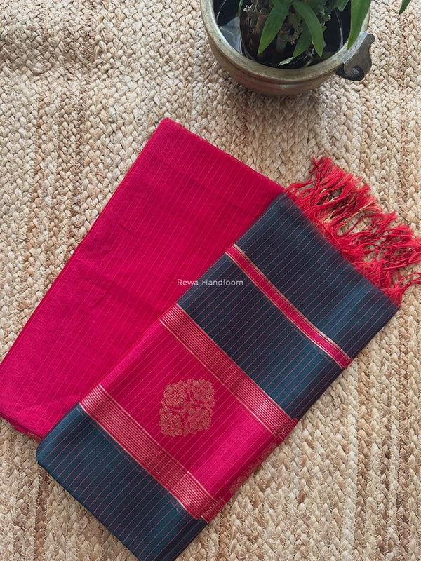 Maheshwari Top-Dupatta Set