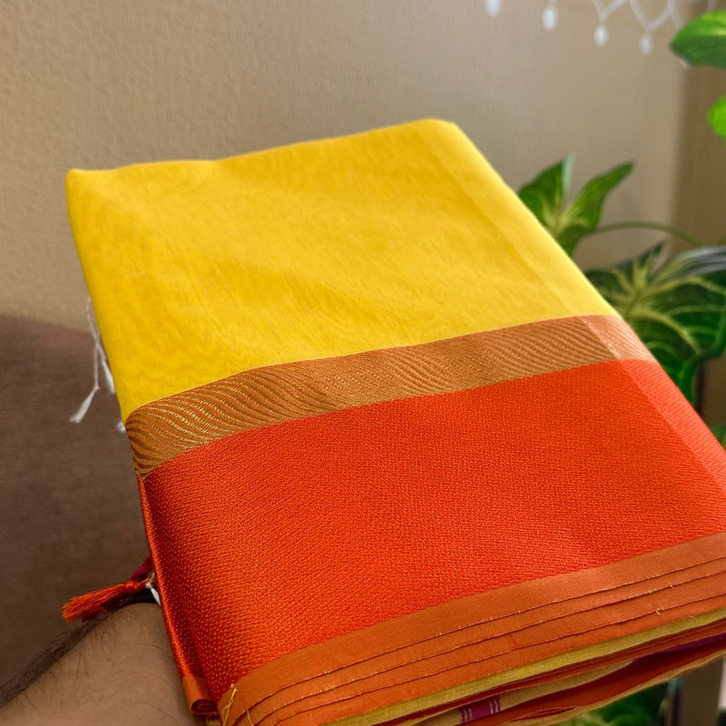  Ganga Jamuna Maheshwari  Saree