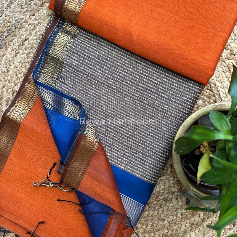 Maheshwari Gicha Weaving Saree