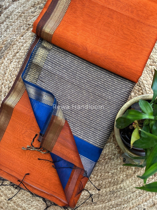 Maheshwari Gicha Weaving Saree