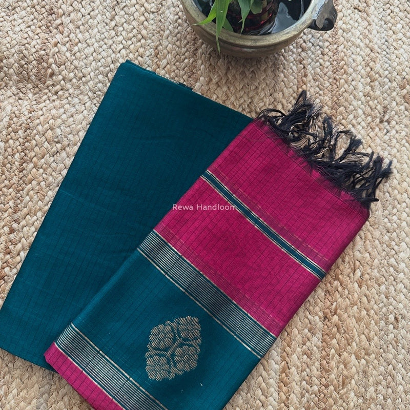 Maheshwari Top-Dupatta Set