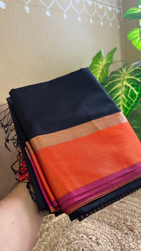  Ganga Jamuna Maheshwari  Saree