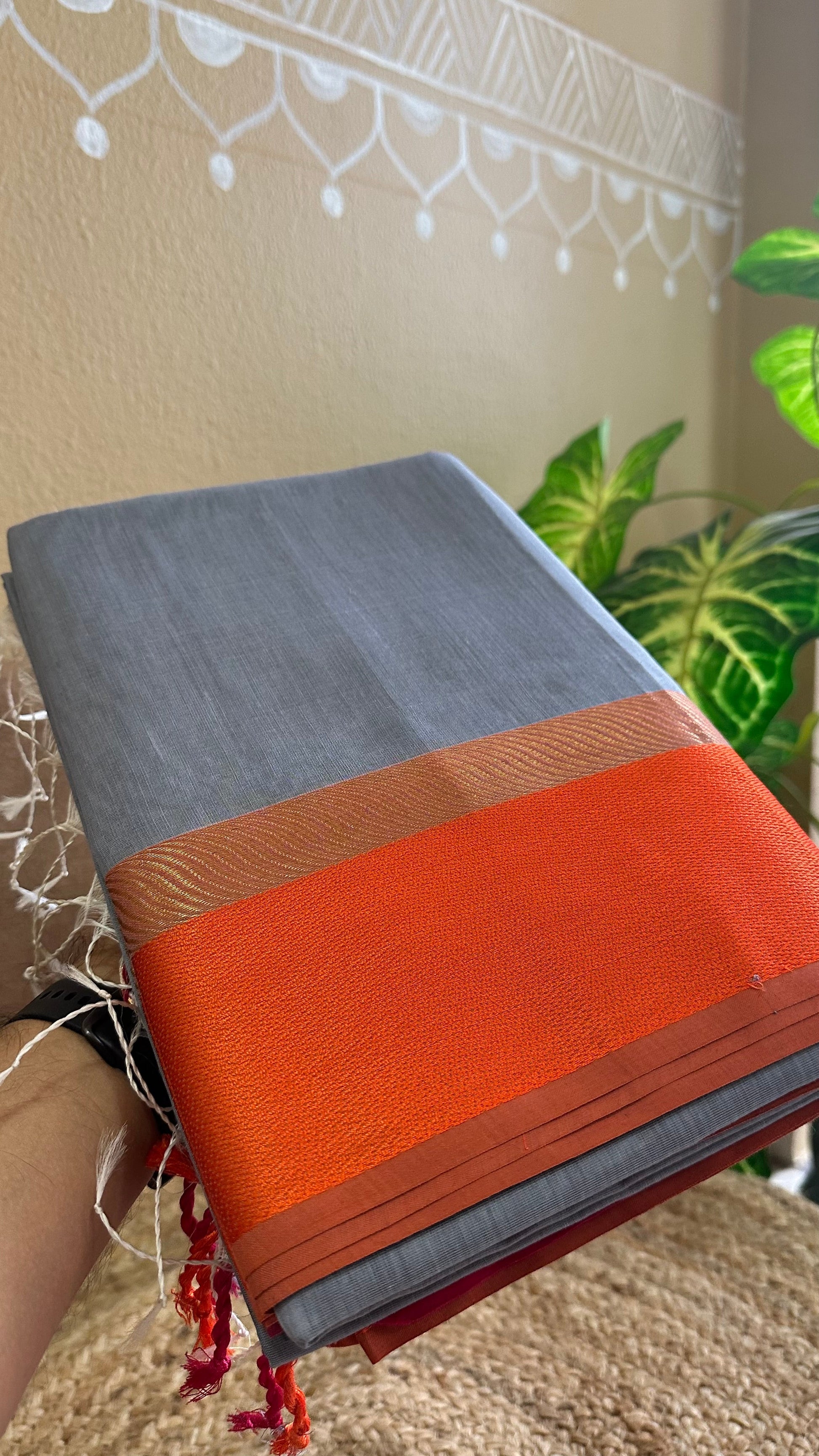  Ganga Jamuna Maheshwari  Saree