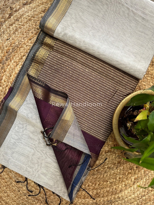 Maheshwari Gicha Weaving Saree