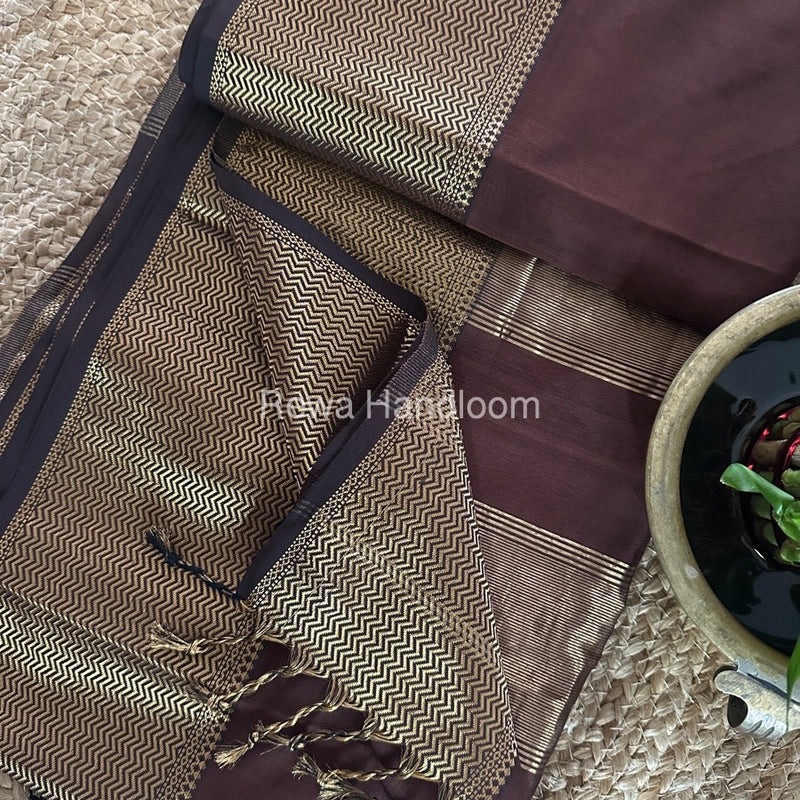 Maheshwari Zari Skirt Saree