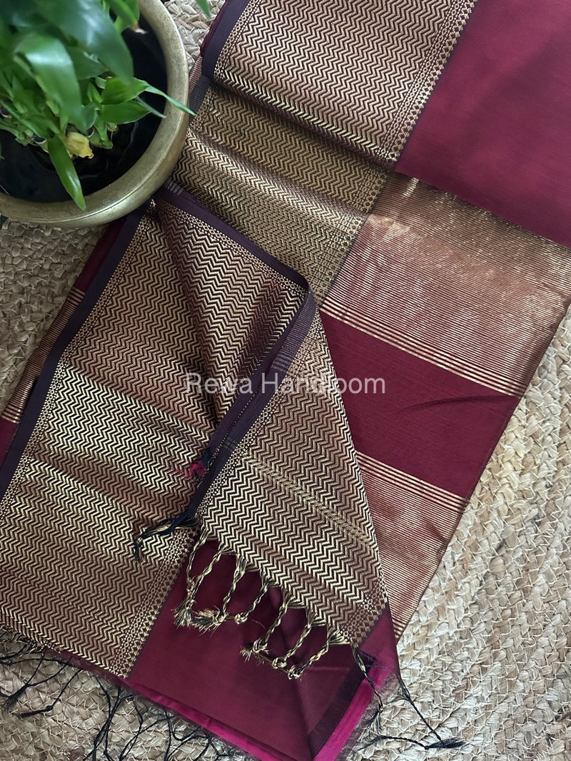 Maheshwari Zari Skirt Saree