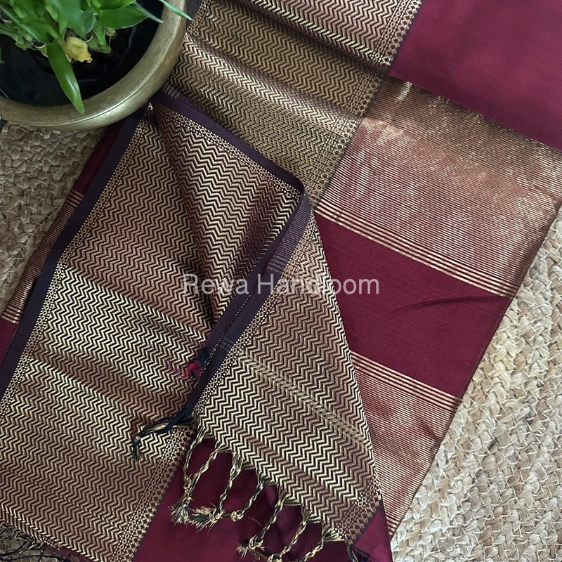 Maheshwari Zari Skirt Saree