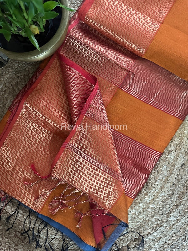 Maheshwari Zari Skirt Saree 