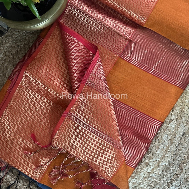 Maheshwari Zari Skirt Saree 