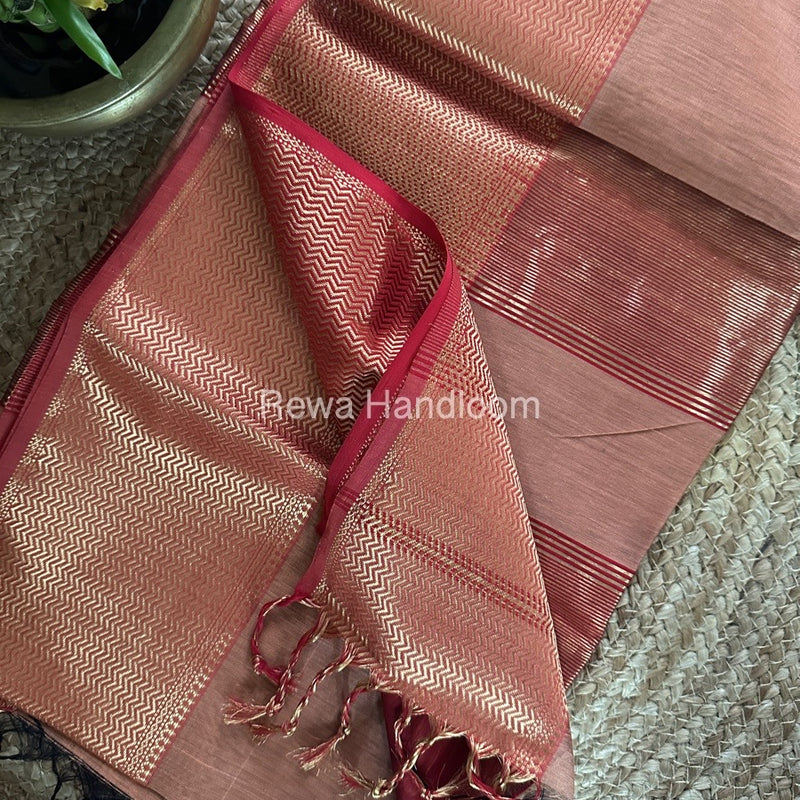 Maheshwari Zari Skirt Saree