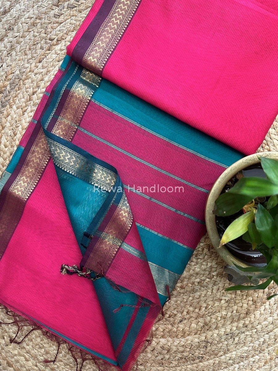 Maheshwari Rasta Lehar Saree