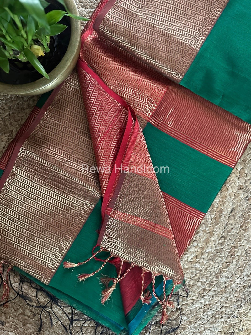 Maheshwari Zari Skirt Saree