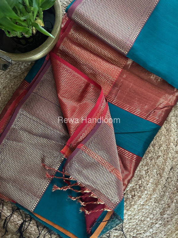 Maheshwari Zari Skirt Saree
