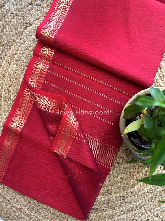 Maheshwari Rasta Lehar Saree