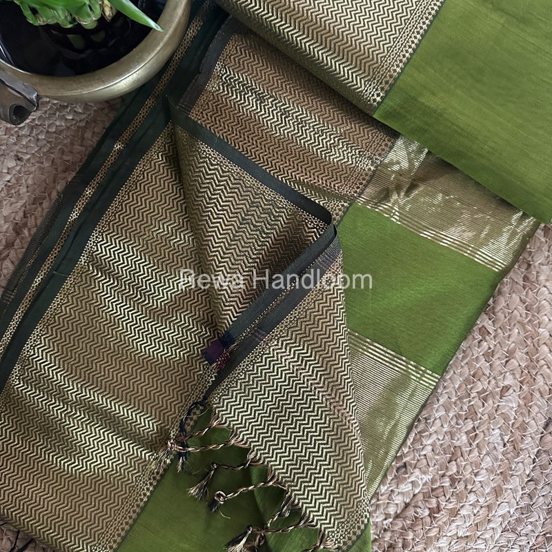 Maheshwari Zari Skirt Saree