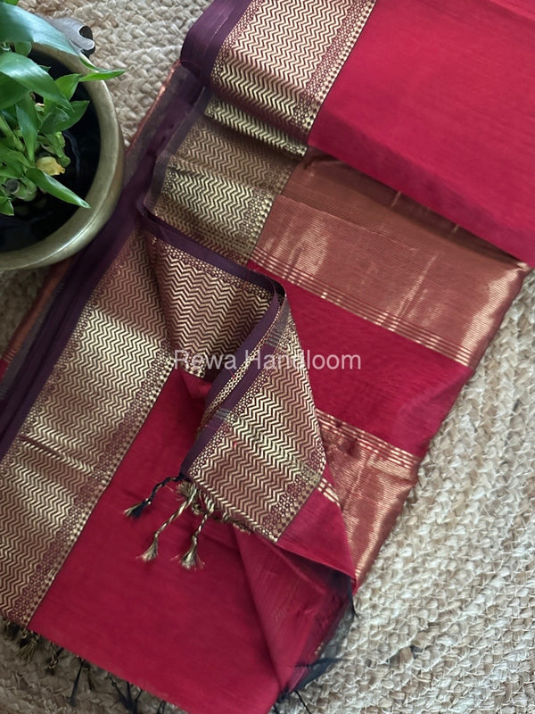 Maheshwari Zari Skirt Saree