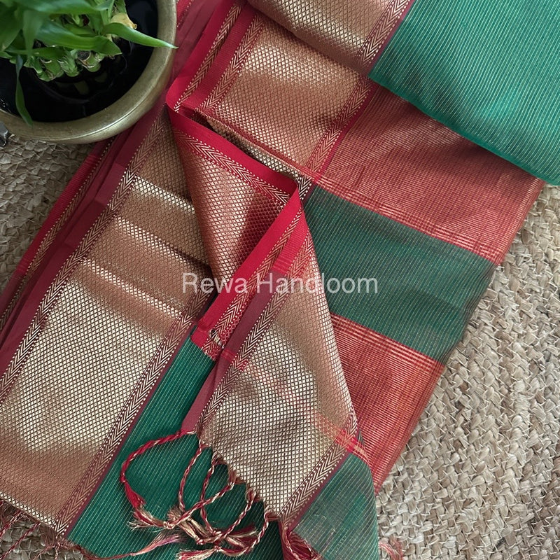 Exclusive Maheshwari Tissue Silk Saree 
