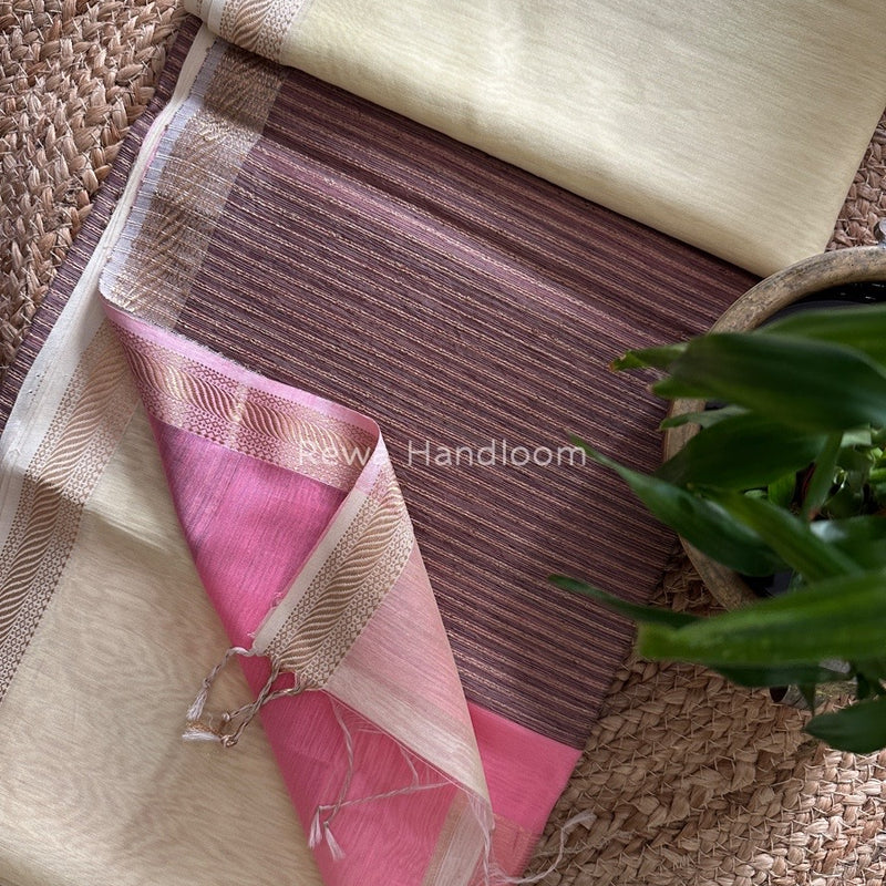 Maheshwari Gicha Weaving Saree