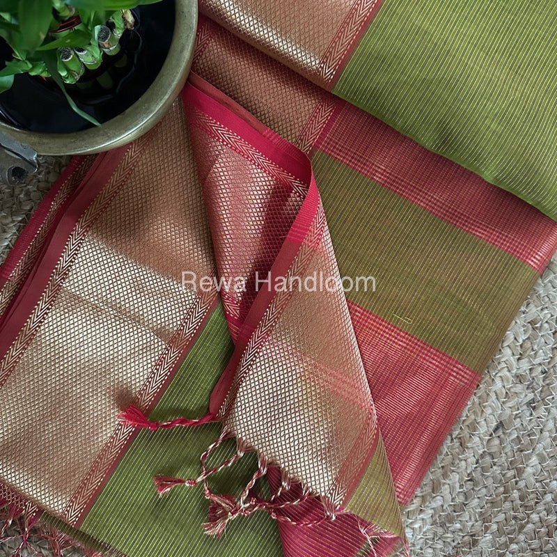 Exclusive Maheshwari Tissue Silk Saree