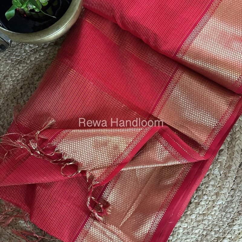 Exclusive Maheshwari Tissue Silk Saree