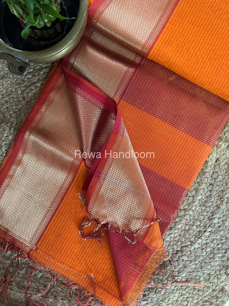 Exclusive Maheshwari Tissue Silk Saree