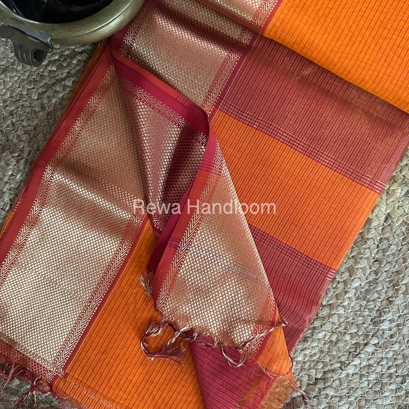 Exclusive Maheshwari Tissue Silk Saree