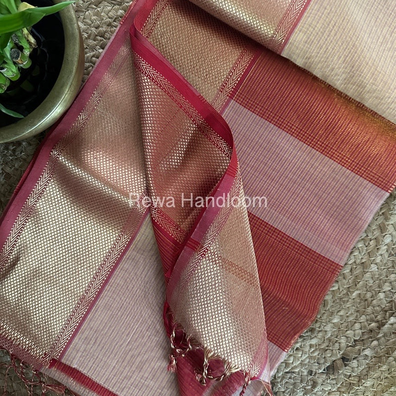Exclusive Maheshwari Tissue Silk Saree