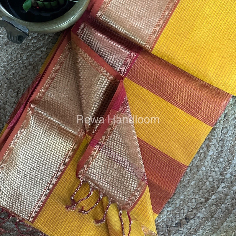Exclusive Maheshwari Tissue Silk Saree 