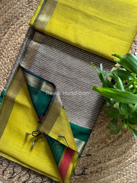 Maheshwari Gicha Weaving Saree