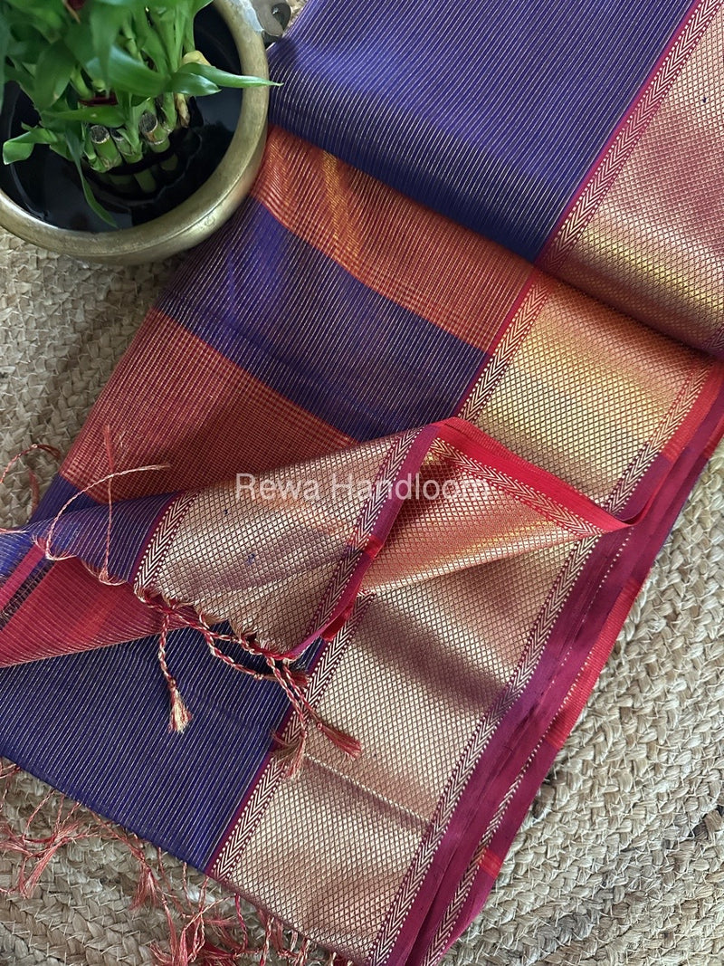 Exclusive Maheshwari Tissue Silk Saree