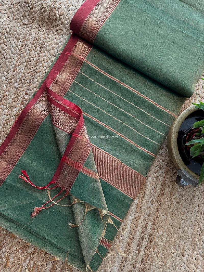 Maheshwari Tissue Silk Saree