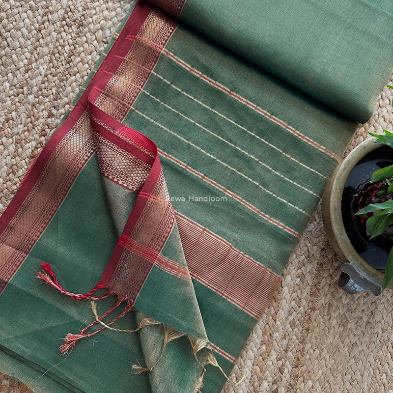 Maheshwari Tissue Silk Saree