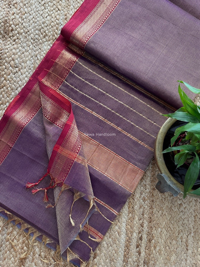 Maheshwari Tissue Silk Saree