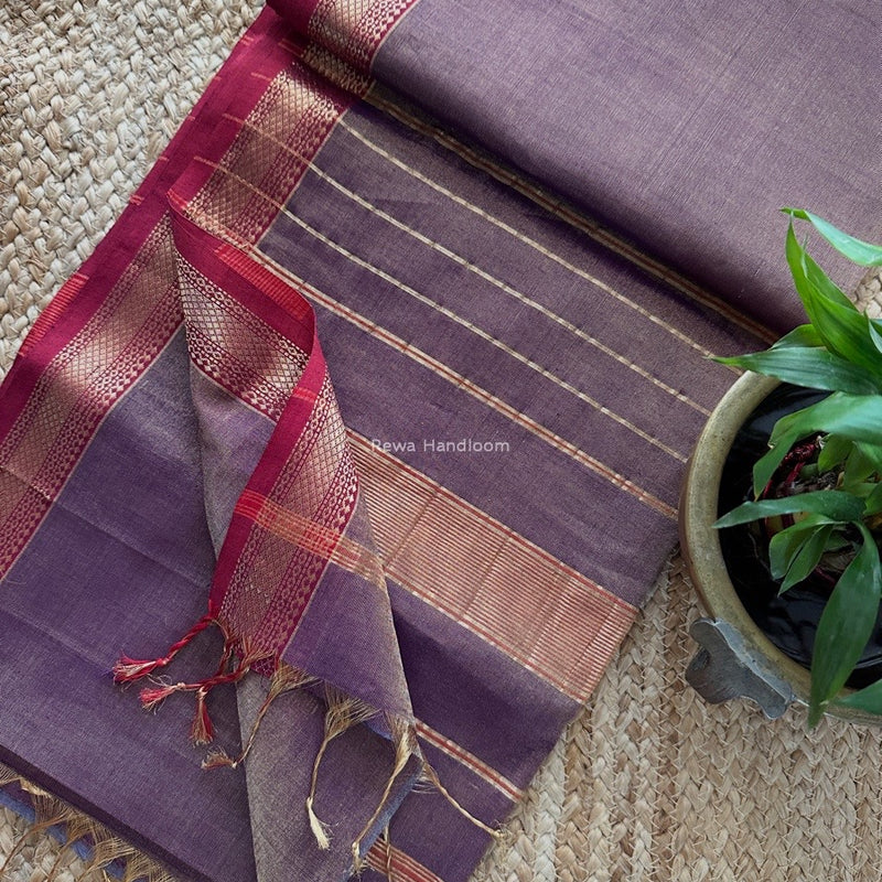 Maheshwari Tissue Silk Saree
