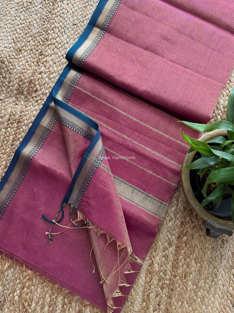 Maheshwari Tissue Silk Saree